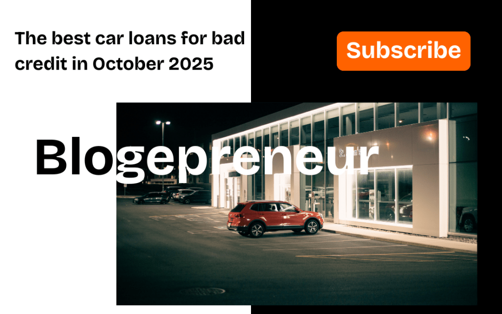 The best car loans for bad credit in October&nbsp;2025